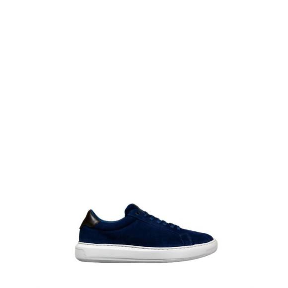 NEW G. BROWN men's puff sneaker in navy suede - Picture 1 of 4